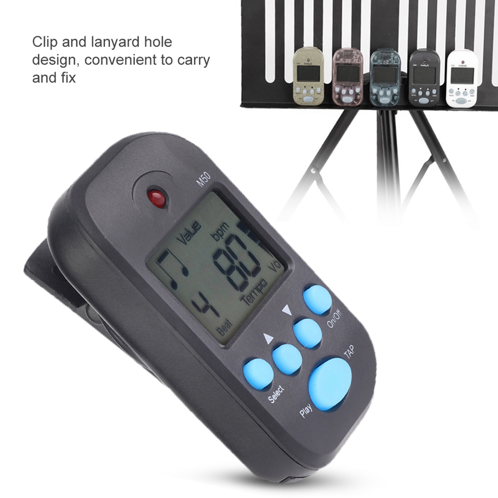 Musical Instrument Violin - Mini Metronom Professionelle Clip-On LCD Digital