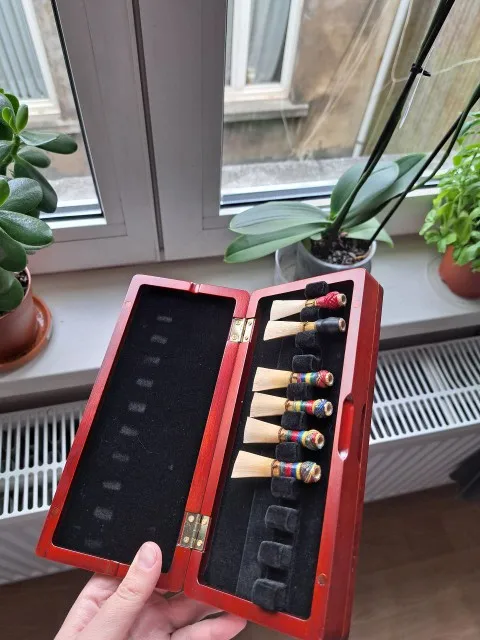 Musical Instrument Bassoon - 1 Stück Fagottblatt-Aufbewahrungsbox aus Ahornholz, für