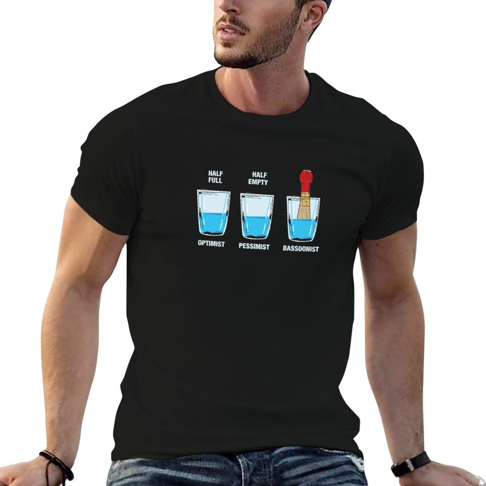 Musical Instrument Bassoon - Musikinstrument - Fagottspieler - Musikgeschenk-T-Shirt Bequemes