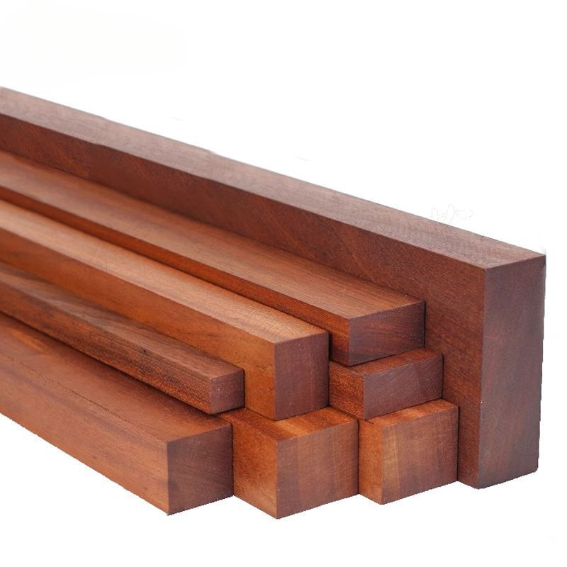 Musical Instrument Of Africa - Kundenspezifische afrikanische Bubinga-Quadrat-Holzstreifen, Lamellen, 3 mm
