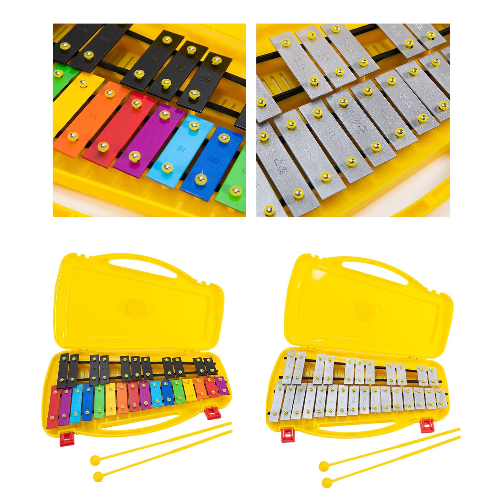 Musical Instrument Glockenspiel - Professionelles Glockenspiel und zwei Schlägel mit