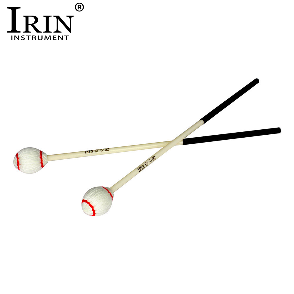 Musical Instrument Glockenspiel - IRIN 1 Paar Marimba Schlägel Drumsticks
