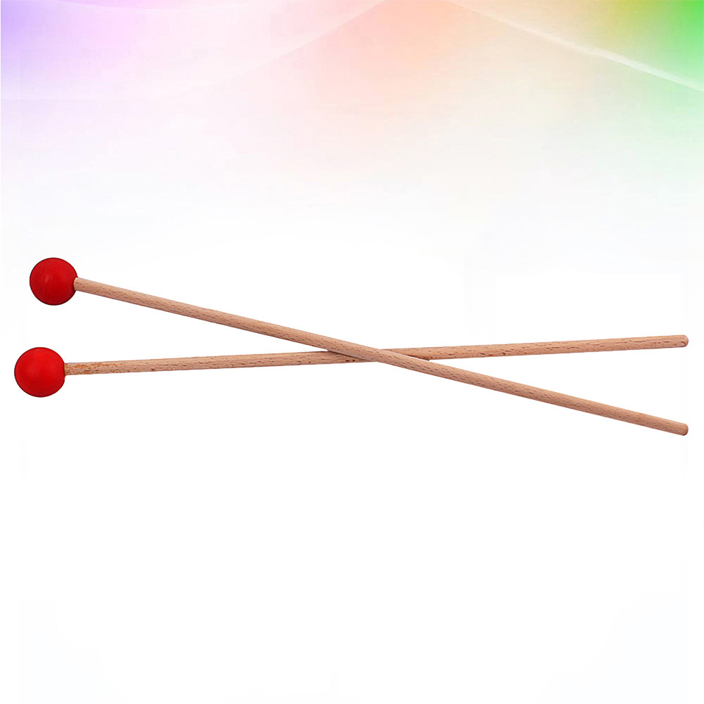 Musical Instrument Glockenspiel - 1 Paar große Trommelschlägel mit Holzgriff