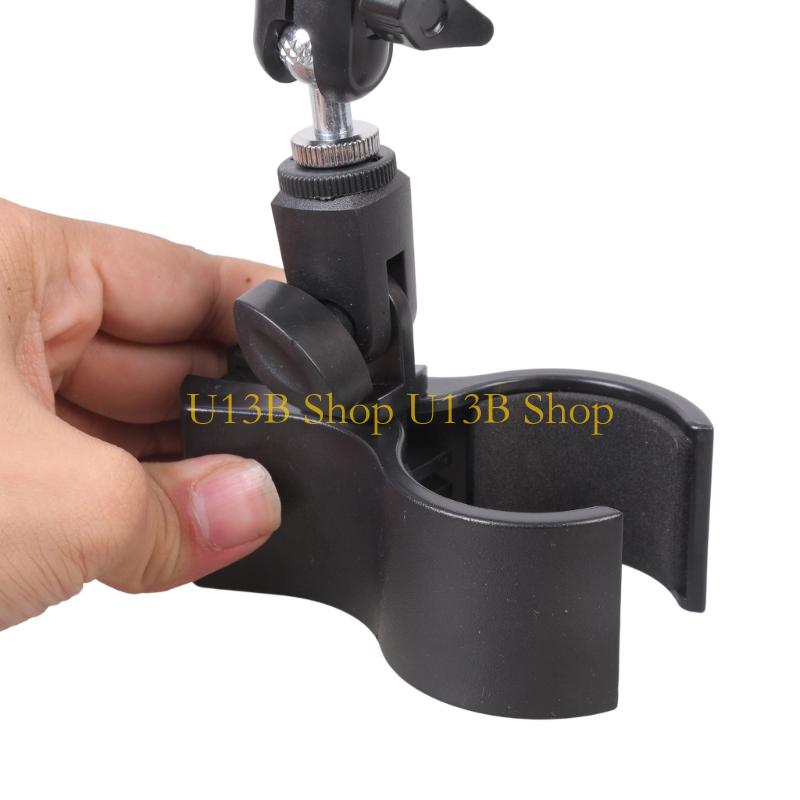 Musical Instruments Online - U13B Robuster, verstellbarer Klemm-Mikrofonclip für Tische
