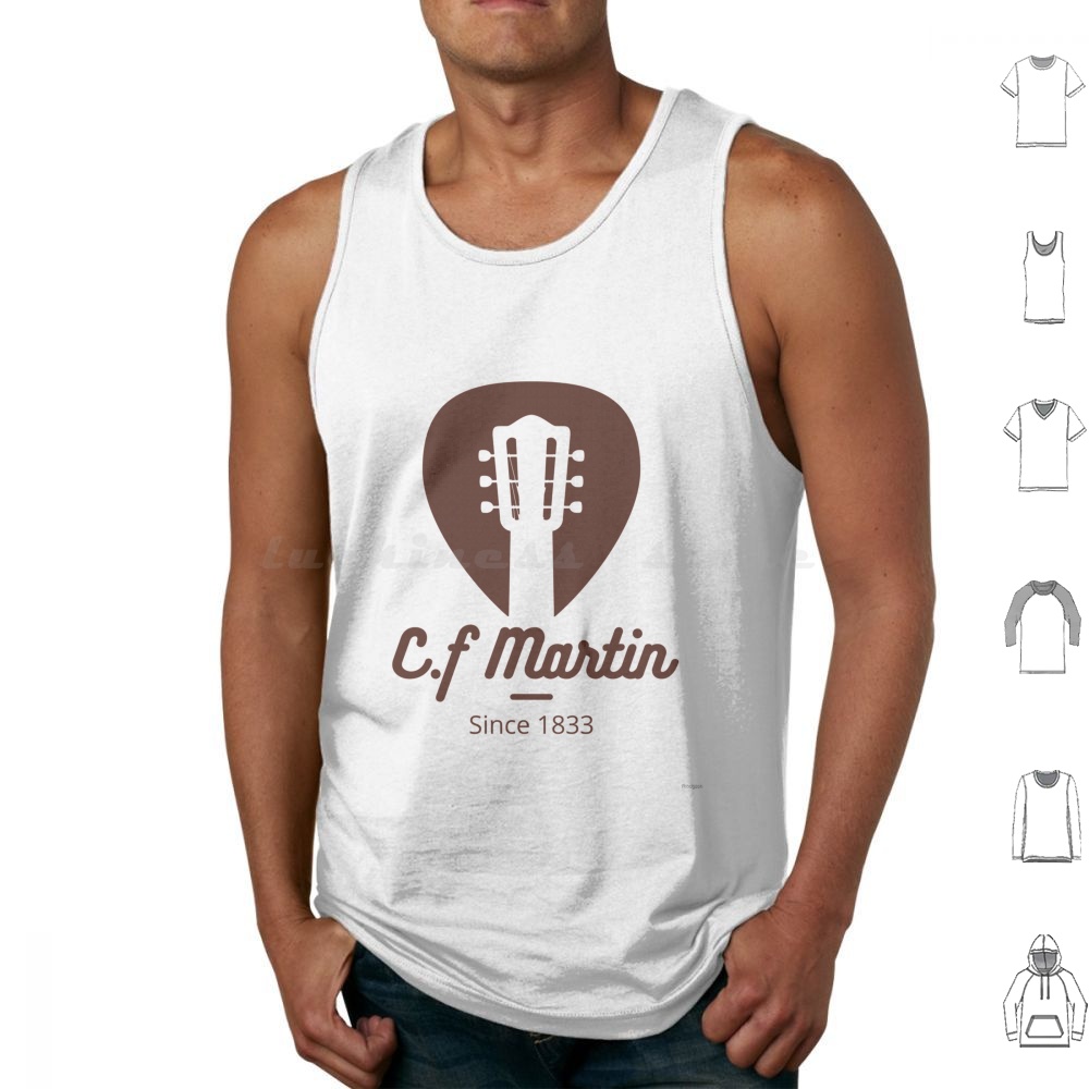 Musical Instrument Companies - Gitarren 1833 Tank Tops Print Baumwolle