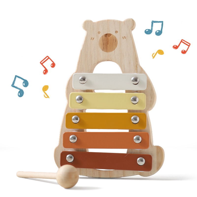 Cartoon Bär 5 Tasten kompakte  – Musical Instrument Glockenspiel Bewertung und Preis