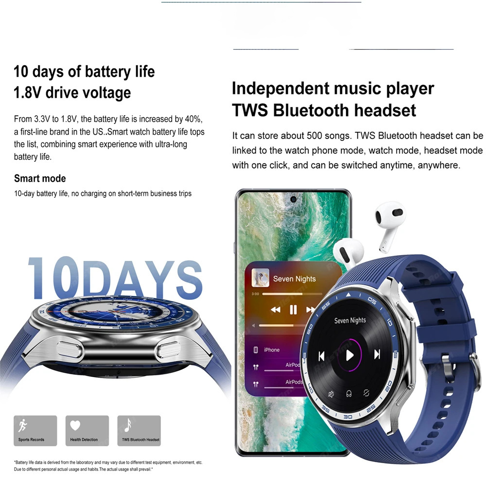 1,43 AMOLED Smart Uhr 3D Surro – Musical Instrument Japanese Bewertung und Preis