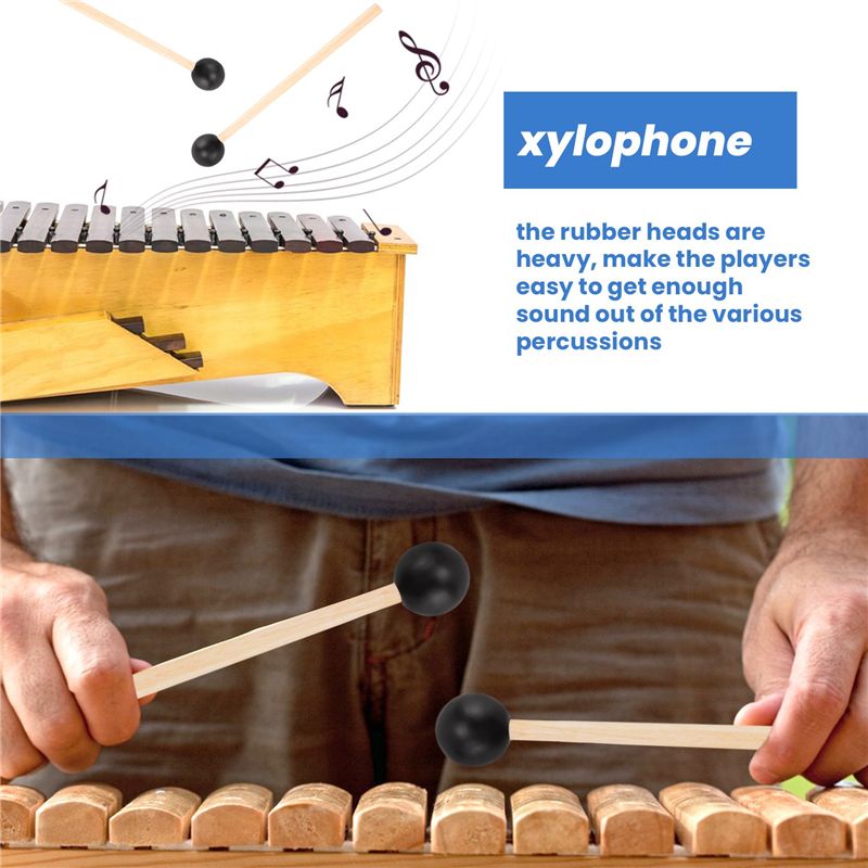 2 Stück Glockenschlägel mit we – Musical Instrument Glockenspiel Bewertung und Preis