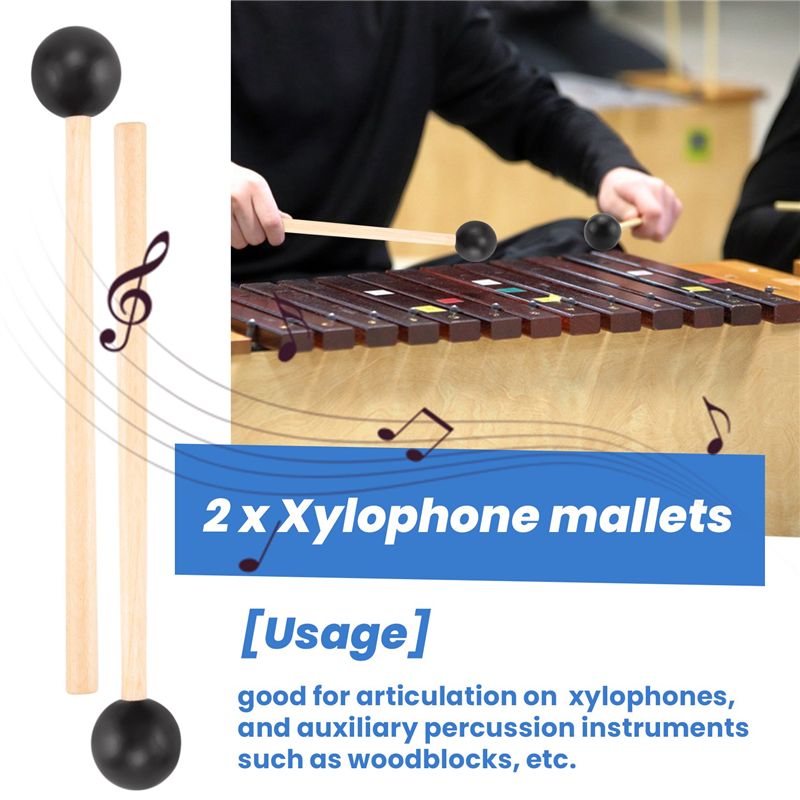 2 Stück Glockenschlägel mit we – Musical Instrument Glockenspiel Bewertung und Preis